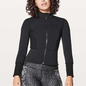 Lululemon Front & Centre Jacket in Black (Size 6)